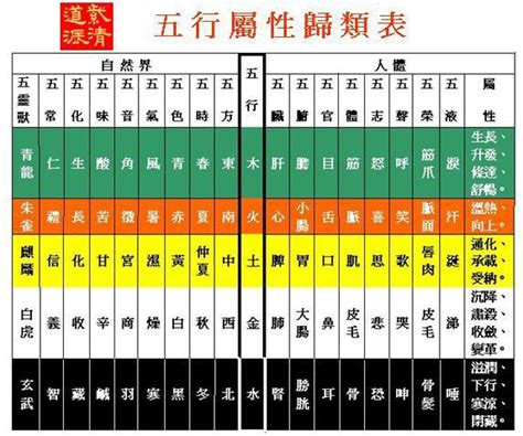 東北屬性|五行屬性查詢表